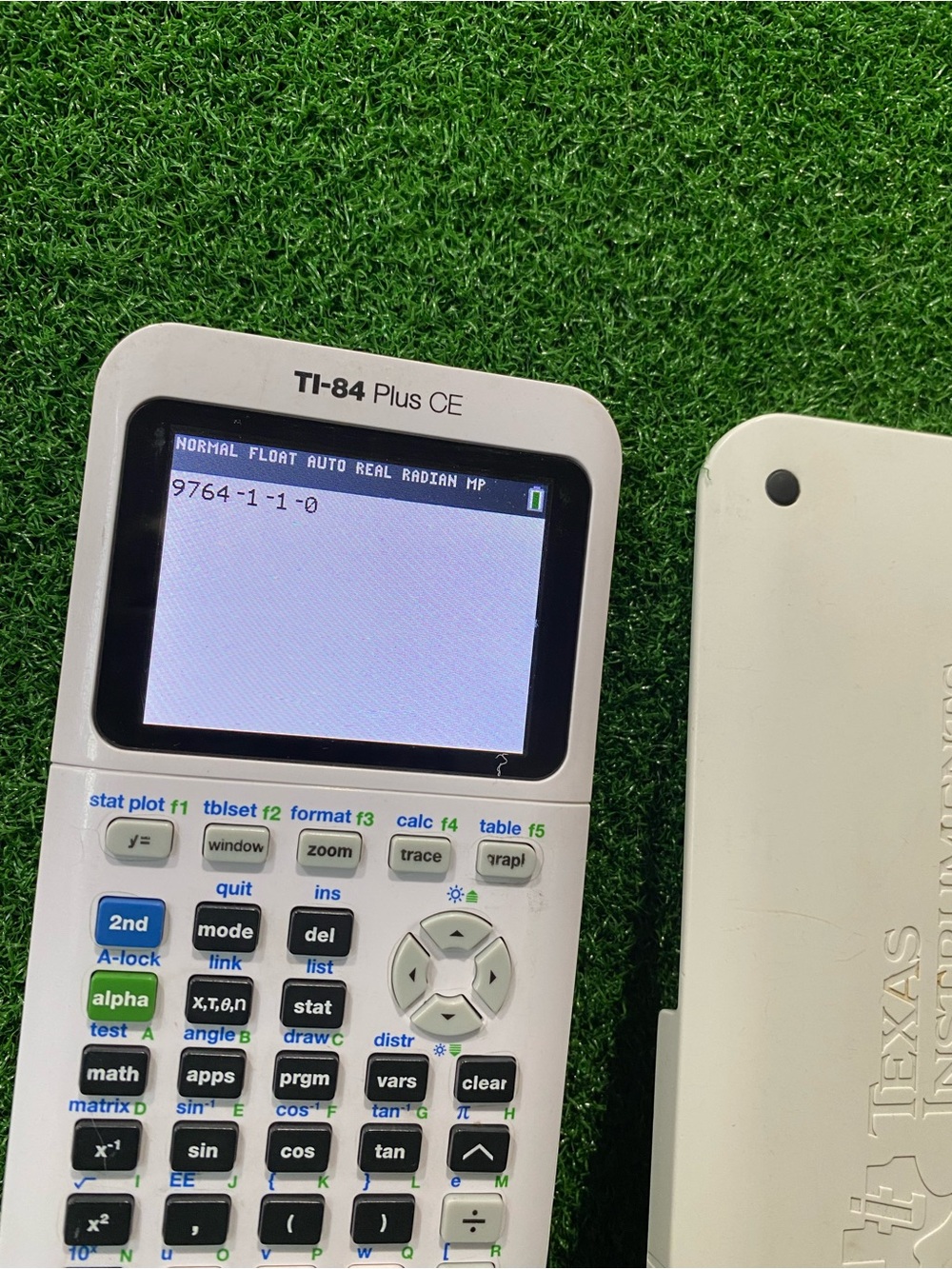 Texas Instruments White Graphing Calculator TI-84 Plus CE with Cover
(Sep 026) - Picture 3 of 3